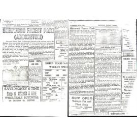 Sherwood Arboretum History File 1952 - 1959