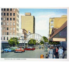 Concept art of Queen Street Mall - 1981
