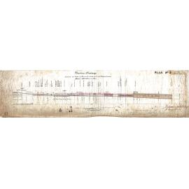 Plans water course through Adelaide, Queen, Edward and Creek Streets - c1870