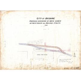 Main Sewer Queen Adelaide Streets 1908