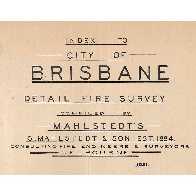 Mahlstedt's Detail Fire Survey - 1951-1975