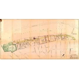 South Brisbane proposed Riverside Drive from Davies Park to Stanley Street 1946