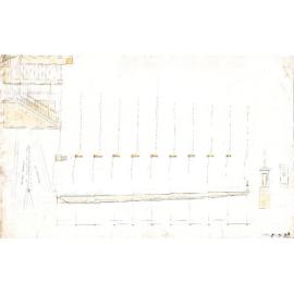  Retaining wall and iron railings Petrie Terrace, Petrie Terrace -1896 