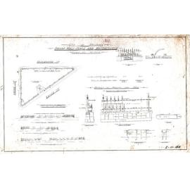 Plans of early drinking fountains 1879 - 1885