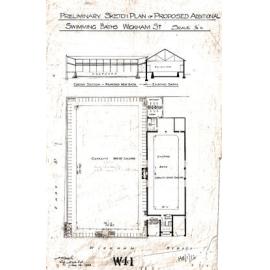 Plans of Booroodabin Baths - 1896-1925