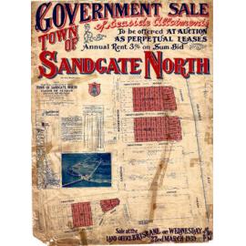 Estate map of Sandgate North - 1939