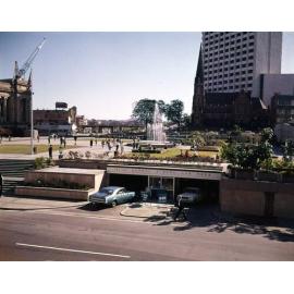 King George Square Carpark Entry - 1970
