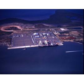 Aerial View of The Port Of Brisbane - 1984
