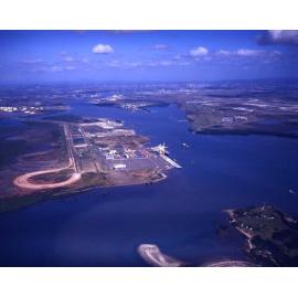 Aerial View of The Port Of Brisbane - 1984