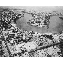Aerial View - Fortitude Valley and Kangaroo Point - 1931