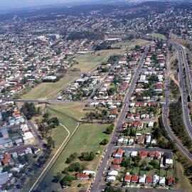 Aerial View of Greenslopes from Stones Corner - 1991