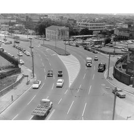 Aerial View of Kemp Place from Story Bridge - 1959
