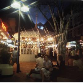 Queen Street Mall at Night - 1986