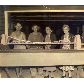 Walter Taylor Bridge. Model of Bridge with Family 1936
