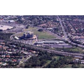 Aerial View of Garden City Bus Depot and Taxation Office - Mt Gravatt - 1995