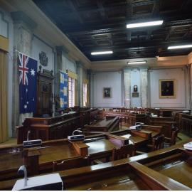 Council Chambers - existing condition before Renovation - 1993