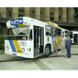 Launch of City Express Bus - King George Square 1982