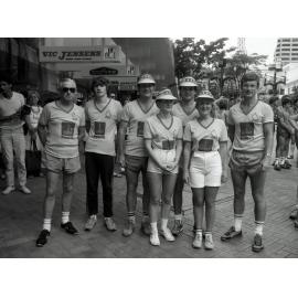 Council Staff taking part Race Queen Street Mall 1983