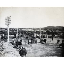 Victoria Bridge - North Quay approach 1885