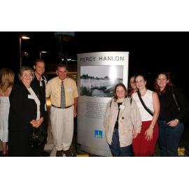 Percy Hanlon and Family attending the Regatta Ferry Terminal Launch.
